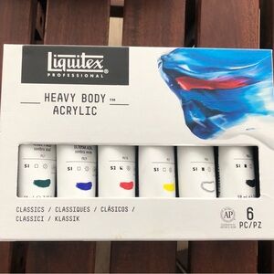 Liquitex Professional Heavy Body Acrylic Classic Paint Set of 6pc Almost full
